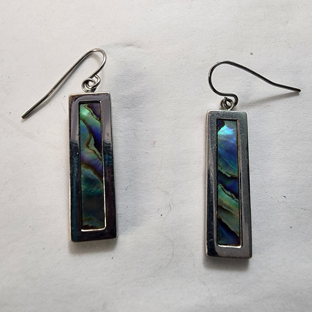 Abalone Shell Dangle Earrings